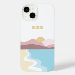 Coque Case-Mate iPhone Illustration de la nature du monogramme personnali