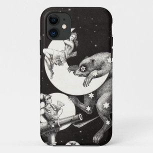 Coque iPhone 11 Illustration de la nuit du dieu de l'univers du ci