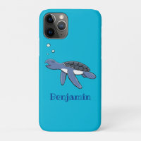 Illustration de la petite tortue de mer