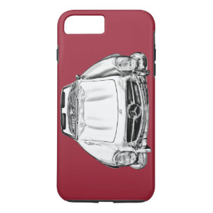 Coque Case-Mate Pour iPhone Illustration de la voiture décapotable Mercedes Be
