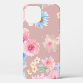 Case-Mate iPhone Case Illustration de l'aquarelle des fleurs. Coloris aq