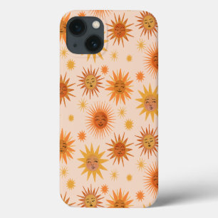 Case-Mate iPhone Case Illustration de l'aquarelle orange Sun Face