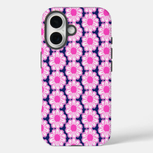Coque Pour iPhone 16 Illustration de marguerite rose