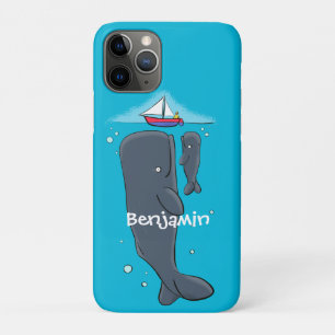 Case-Mate iPhone Case Illustration de mignons baleines et voiliers