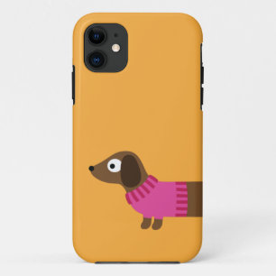 Coque Case-Mate iPhone Illustration de mignons longs Dachshund