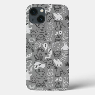 Coques Pour iPhone illustration de motif de griffonnages