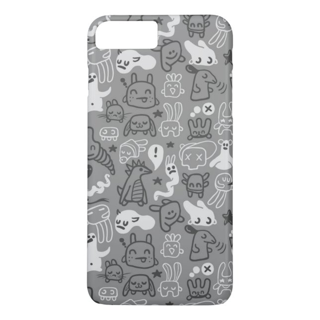 Coques Case-Mate iPhone illustration de motif de griffonnages (Dos)