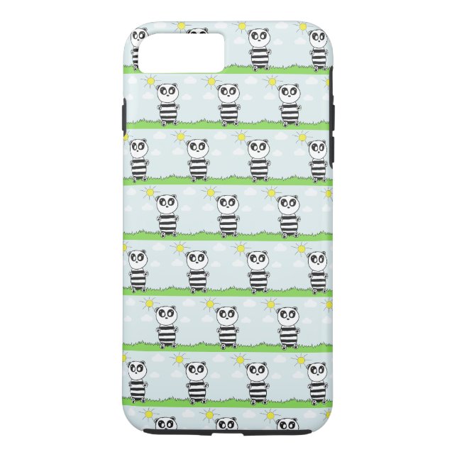 Coques Case-Mate iPhone Illustration de Panda Mignon (Dos)
