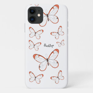 Case-Mate iPhone Case Illustration de papillon en verre