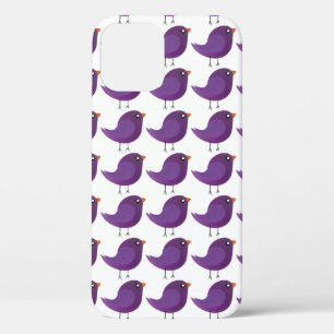 Case-Mate iPhone Case Illustration de petit oiseau violet mignon
