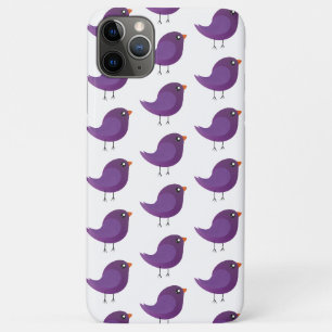 Case-Mate iPhone Case Illustration de petit oiseau violet mignon