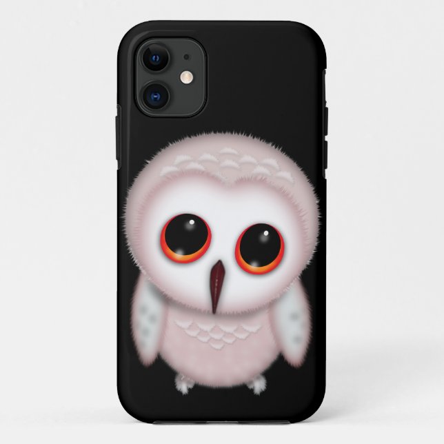 Coques Case-Mate iPhone Illustration de petite chouette mignonne (Dos)