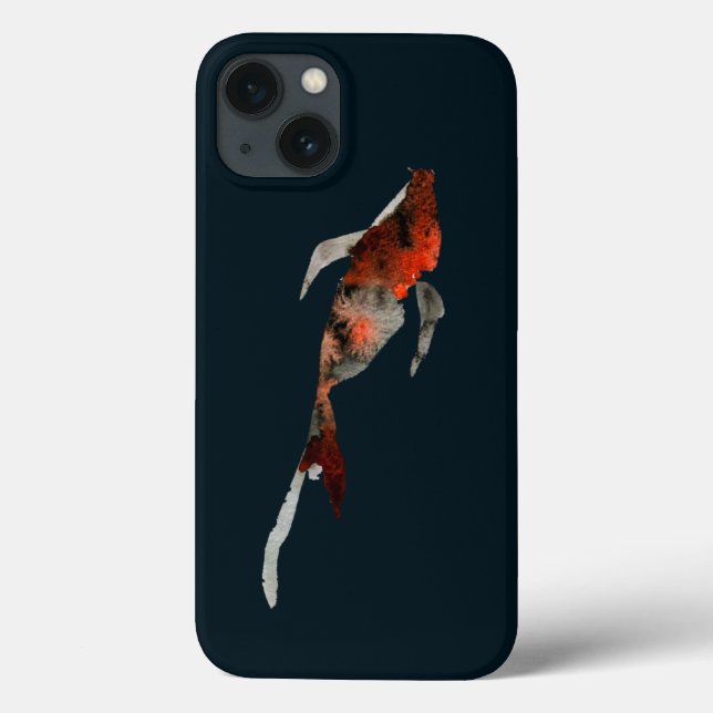 Coques Case-Mate iPhone Illustration de poisson koi aquarelle (Verso)