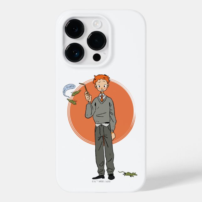 Coques Case-Mate iPhone Illustration de Ron Weasley "Eat Slugs" (Verso)