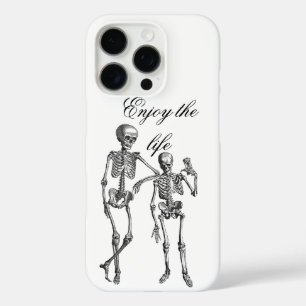 Coque iPhone 16 Pro Illustration de squelettes dansants
