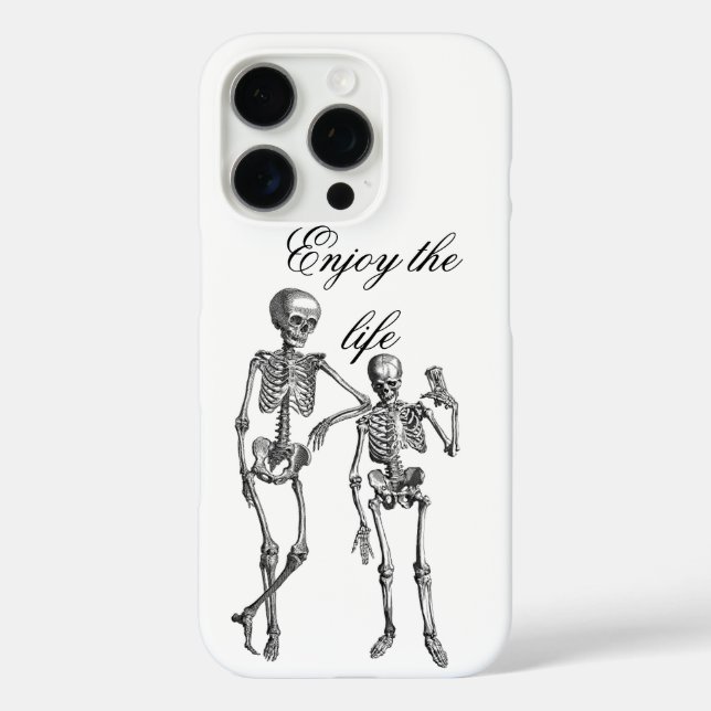 Coques Case-Mate iPhone Illustration de squelettes dansants  (Verso)