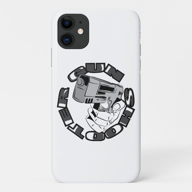Coques Case-Mate iPhone Illustration de tir d'arme (Dos)