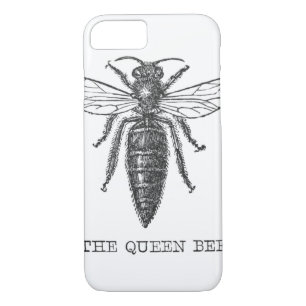 Coque iPhone 7 Illustration des abeilles de l'insecte de la reine