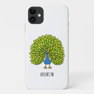 Case-Mate iPhone Case Illustration d'oiseau de paon brillant