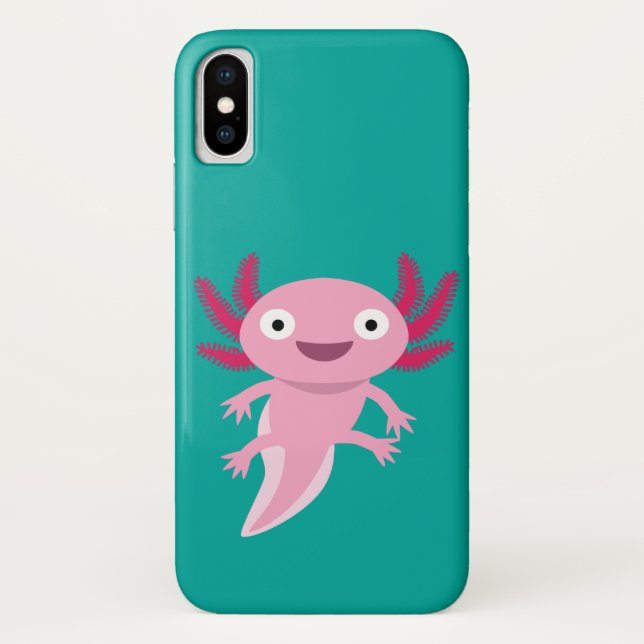 Coques Case-Mate iPhone Illustration drôle Axolotl (Dos)