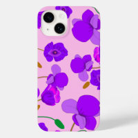Illustration du champ Papier Pavot Rose Violet