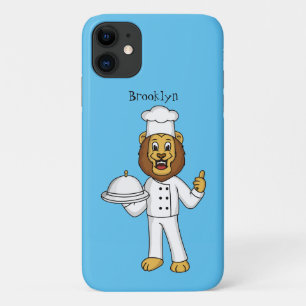 Case-Mate iPhone Case Illustration du chef mignon lion