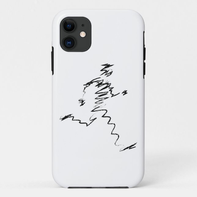 Coques Case-Mate iPhone Illustration du cool du coureur (Dos)