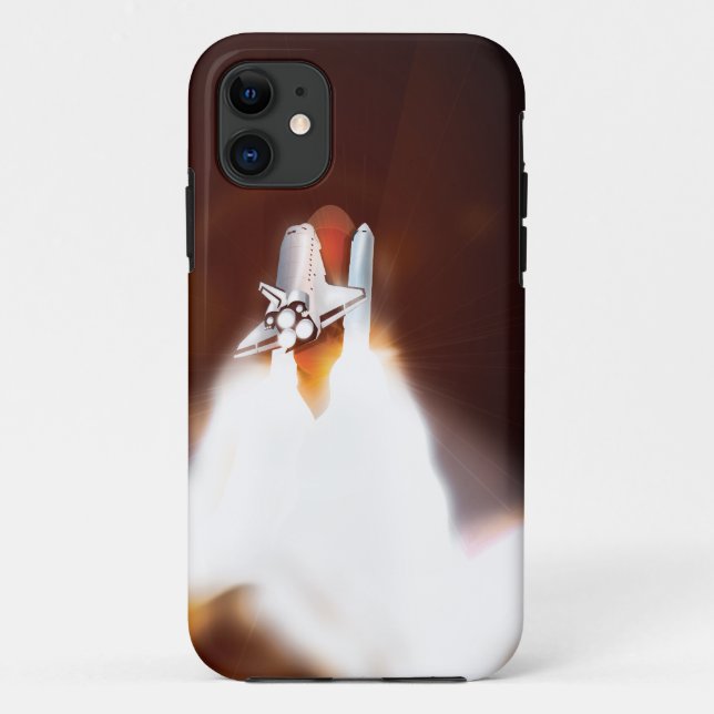 Coques Case-Mate iPhone Illustration du lancement de la navette spatiale (Dos)