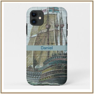 Case-Mate iPhone Case Illustration du navire vintage Thème de navigation