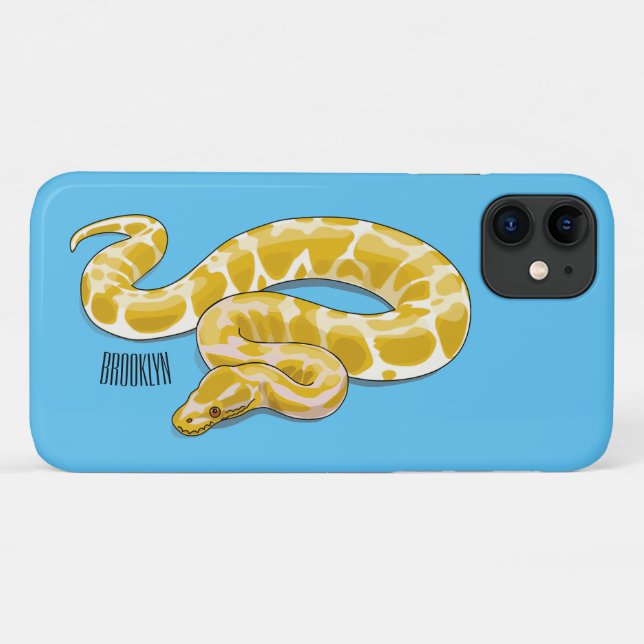 Coques Case-Mate iPhone Illustration du serpent python birman (Dos (Horizontal))