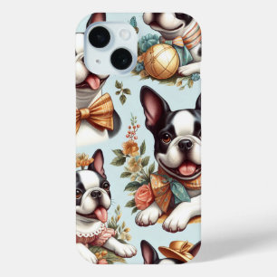Coque Case-Mate iPhone Illustration du Terrier Vintage de Boston