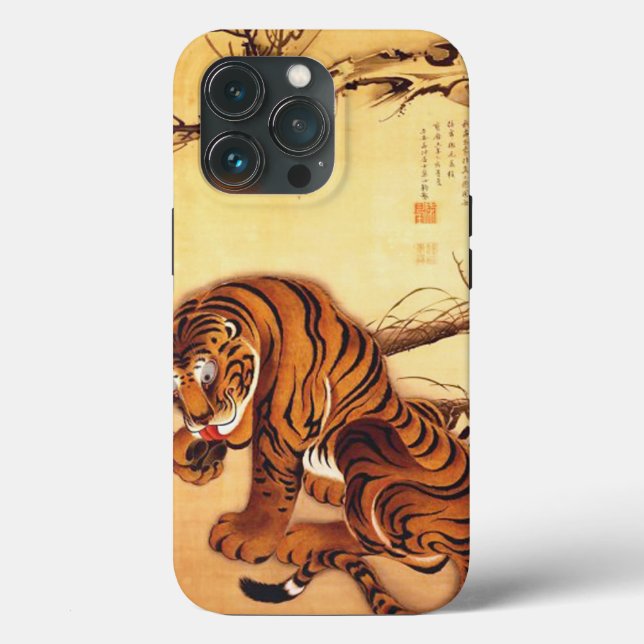 Coques Case-Mate iPhone Illustration du tigre par Ito Jakuchu (Verso)