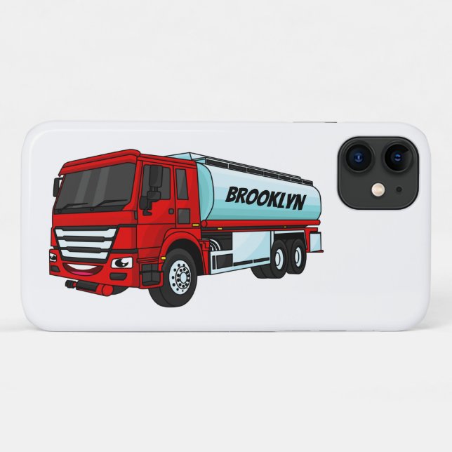 Coques Case-Mate iPhone Illustration du transport de carburant par camion- (Dos (Horizontal))