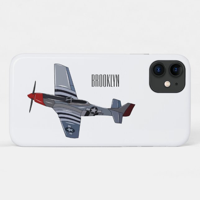 Coques Case-Mate iPhone Illustration d'un avion de chasse-bombardier (Dos (Horizontal))