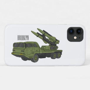 Case-Mate iPhone Case Illustration d'un camion de missiles militaires