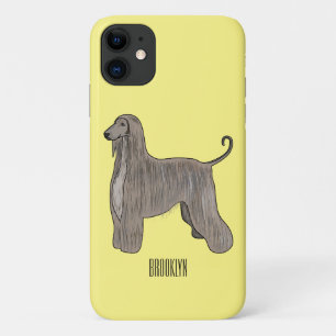 Case-Mate iPhone Case Illustration d'un chien hound afghan