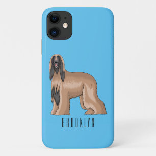 Case-Mate iPhone Case Illustration d'un chien hound afghan