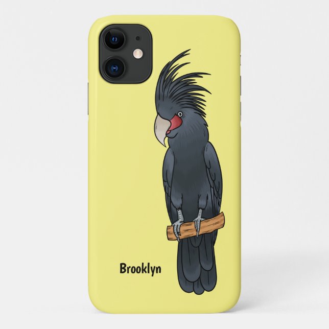 Coques Case-Mate iPhone Illustration d'un oiseau de cobaye de palme (Dos)