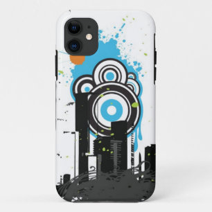 Coque Case-Mate iPhone Illustration d'un paysage urbain sale