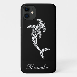 Case-Mate iPhone Case Illustration d'un requin-marteau tribal