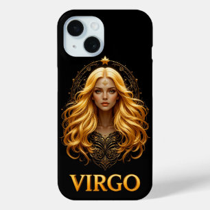 Coque Case-Mate iPhone Illustration élégante de la Vierge du zodiaque ave