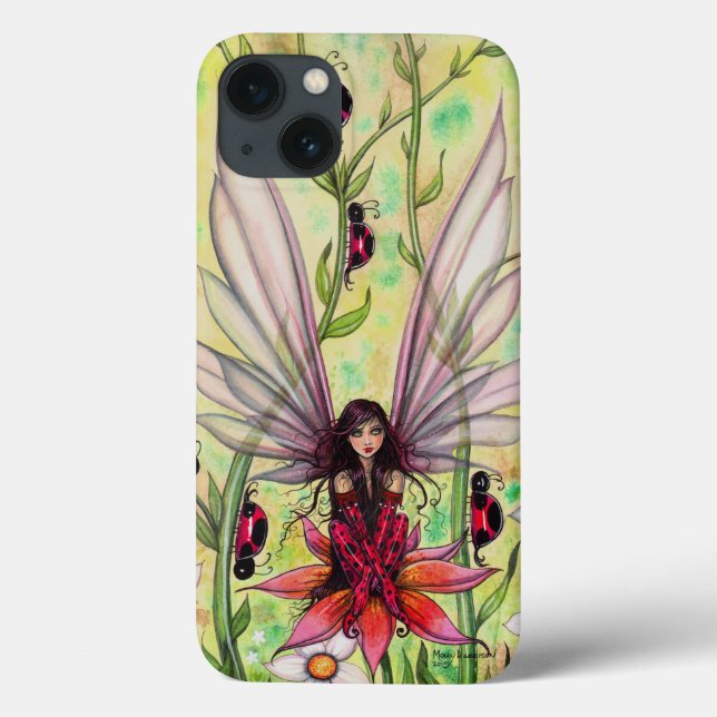 Coques Case-Mate iPhone Illustration Fantastique de Fée coccinelle mignonn (Verso)