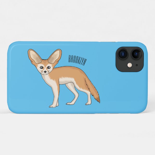 Coques Case-Mate iPhone Illustration Fennec fox (Dos (Horizontal))