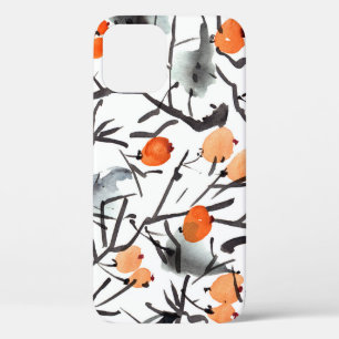 Case-Mate iPhone Case Illustration Feuille des baies d'encre d'aquarelle