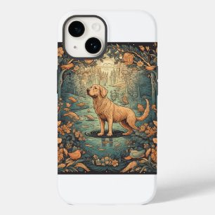 Coque Case-Mate iPhone Illustration Golden retriever
