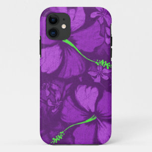 Coque Case-Mate iPhone Illustration hawaïenne de roche de lave de ketmie