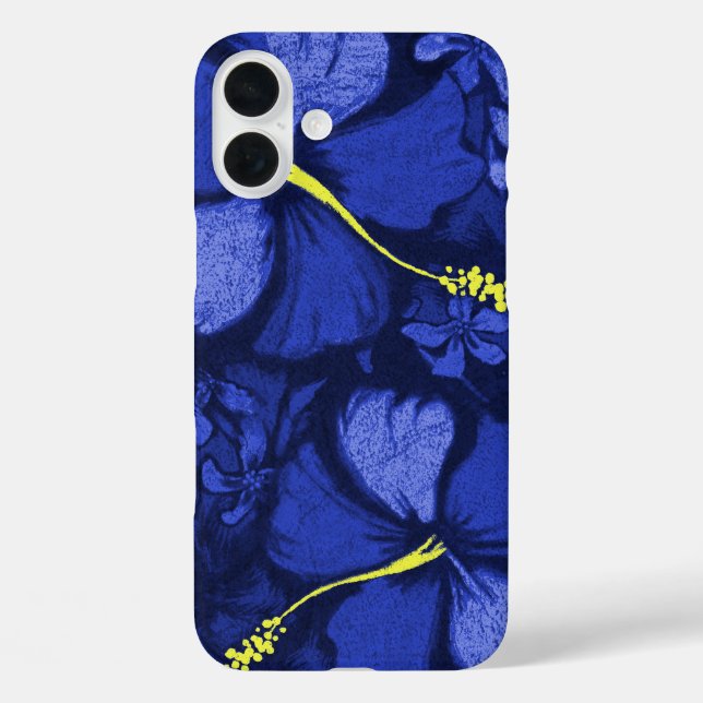 Coques Case-Mate iPhone Illustration hawaïenne de roche de lave de ketmie (Verso)
