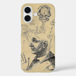 Coque Pour iPhone 16 Illustration médiévale de la pensée humaine