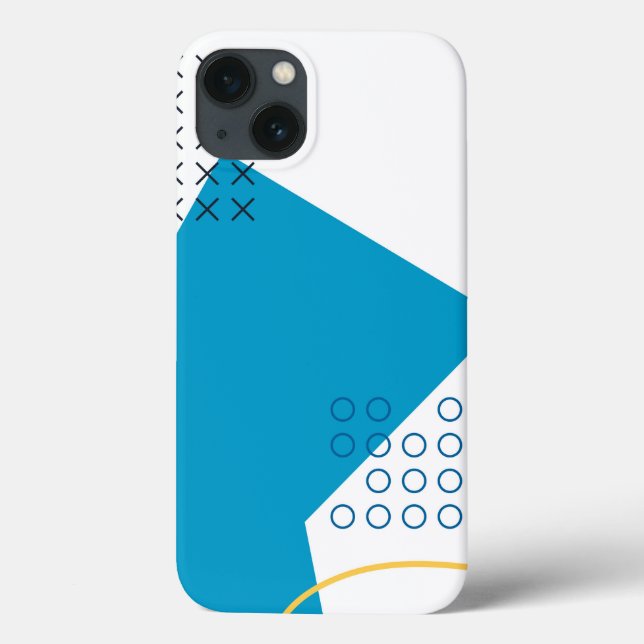 Coques Case-Mate iPhone Illustration Memphis, géométrique urbaine, cool et (Verso)