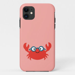 Coque iPhone 11 Illustration mignonne de crabe de Specky